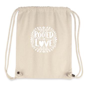 Rooted in Love - Stanley/Stella Recycled Gym Bag - natural - Front