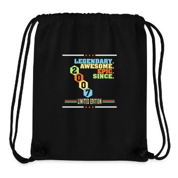 Legendary awesome epic since 2007 limited edition - Stanley/Stella Recycled Gym Bag - black - Front