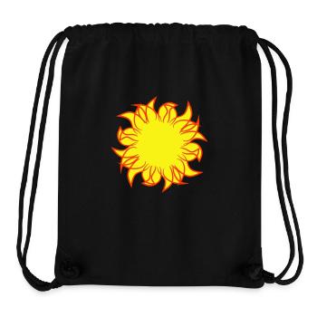 Bright Sun Rays Summer Glow Light Warmth - Stanley/Stella Recycled Gym Bag - black - Front