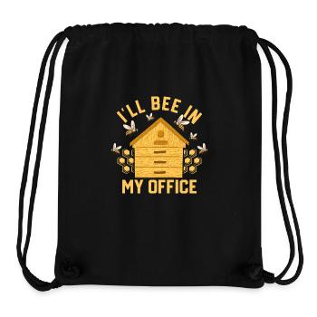 I'll Bee In My Office Beekeeper ApiaristBeekeeping - Stanley/Stella Recycled Gym Bag - black - Front