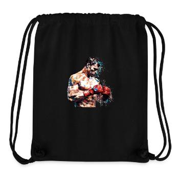 Boxing Boxer Sport Game Champion Abstract - Stanley/Stella Recycled Gym Bag - black - Front