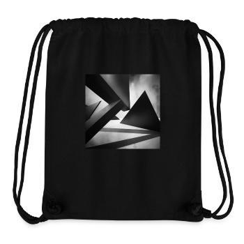 Abstract sky - Stanley/Stella recycelter Gym Bag - Schwarz - Vorne