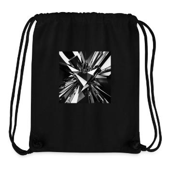 Geometric Nexus - Stanley/Stella recycelter Gym Bag - Schwarz - Vorne