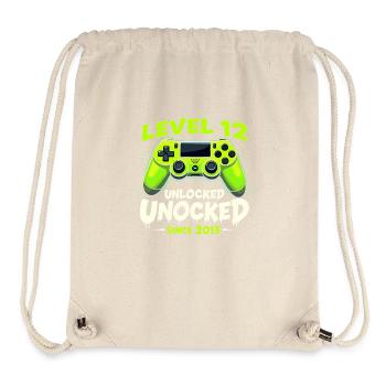12er Geburtstag - Game-Freif - Stanley/Stella recycelter Gym Bag - Naturweiß - Vorne