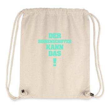 Cadeau pour les skippers de la navigation intérieure - Sac à cordon recyclé Stanley/Stella - blanc naturel - Devant