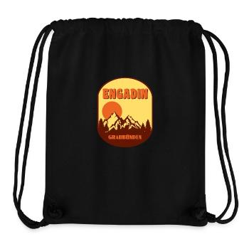 Engadin - Stanley/Stella recycelter Gym Bag - Schwarz - Vorne