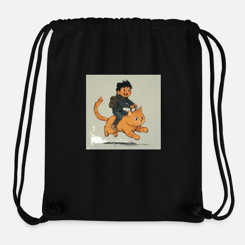 Reiten - Stanley/Stella recycelter Gym Bag - Schwarz