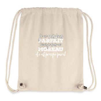 Moreau Nachname Humor Geschenk - Stanley/Stella recycelter Gym Bag - Naturweiß - Vorne