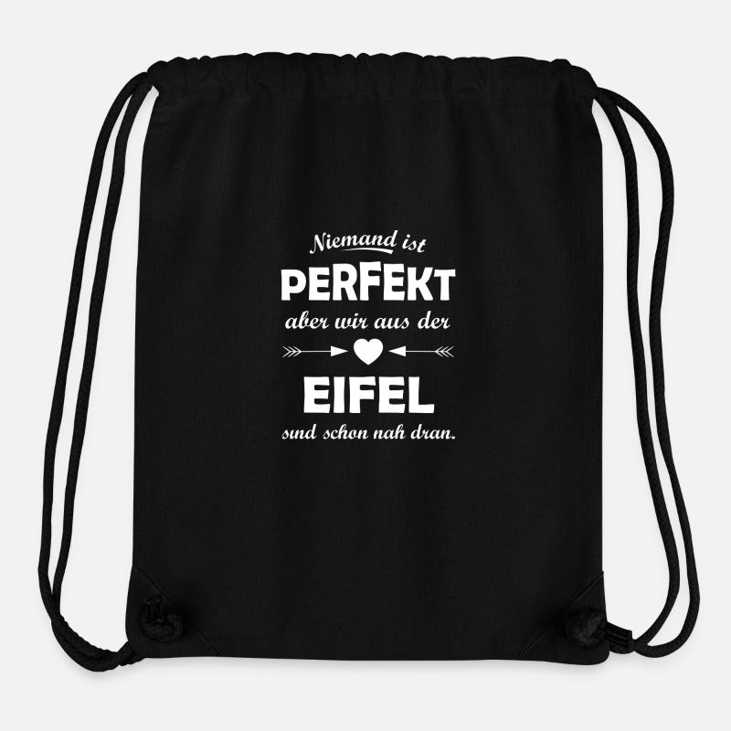 Les légendes de l’Eifel - Sac à cordon recyclé Stanley/Stella - noir