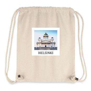 Helsinki - Stanley/Stella recycelter Gym Bag - Naturweiß - Vorne