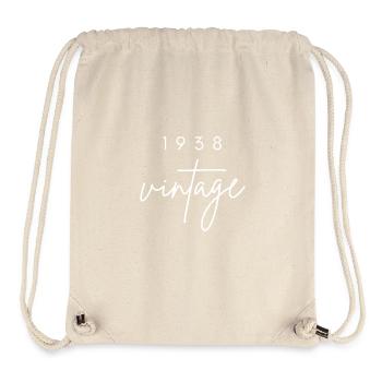 Jahrgang 1938 Jubiläum - Stanley/Stella recycelter Gym Bag - Naturweiß - Vorne