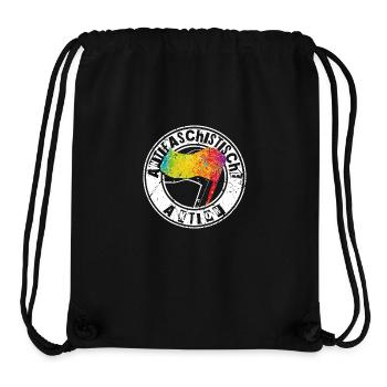 Antifaschistische Aktion - Stanley/Stella recycelter Gym Bag - Schwarz - Vorne