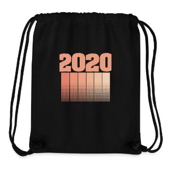 Born in 2020 - Stanley/Stella Recycled Gym Bag - black - Front
