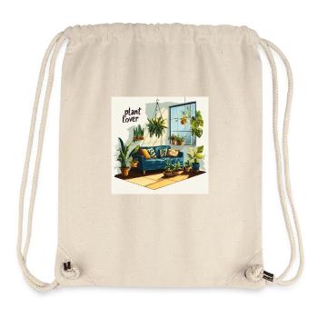 Plant lover living room - Stanley/Stella Recycled Gym Bag - natural - Front