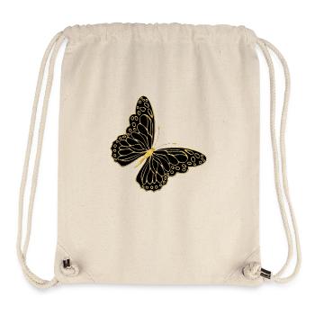 Schmetterling - Stanley/Stella recycelter Gym Bag - Naturweiß - Vorne
