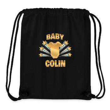 Geschenk für Colin - Stanley/Stella recycelter Gym Bag - Schwarz - Vorne
