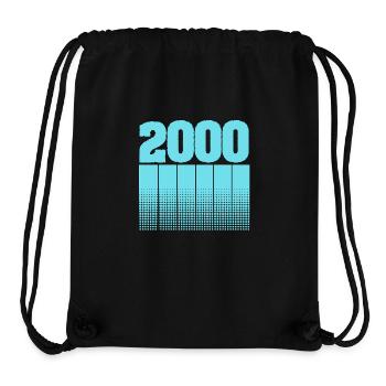 2000 - Stanley/Stella Recycled Gym Bag - black - Front