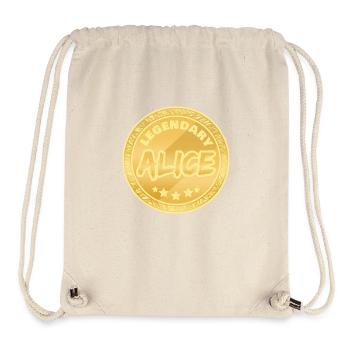 Alice - Stanley/Stella Recycled Gym Bag - natural - Front