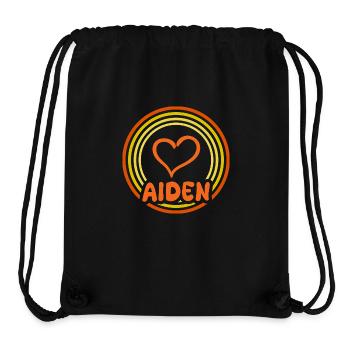 Name: Aiden - Stanley/Stella Recycled Gym Bag - black - Front