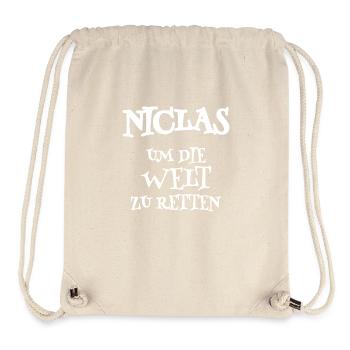 Retter Niclas - Stanley/Stella recycelter Gym Bag - Naturweiß - Vorne
