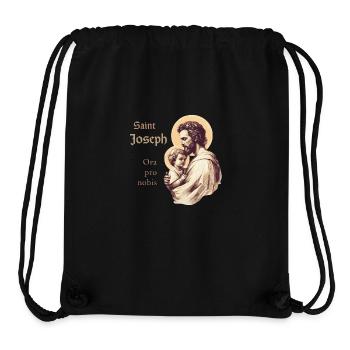 Saint Joseph - Stanley/Stella Recycled Gym Bag - black - Front