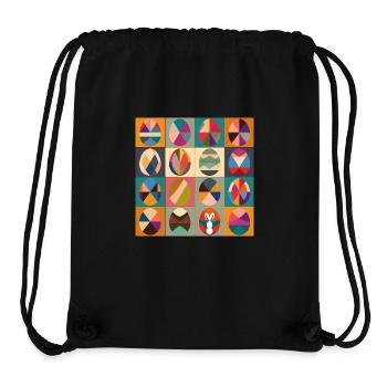 Ostereier Design No.12 - Stanley/Stella recycelter Gym Bag - Schwarz - Vorne