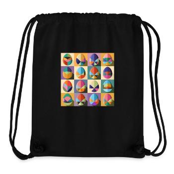Ostereier Design No.11 - Stanley/Stella recycelter Gym Bag - Schwarz - Vorne
