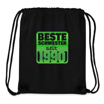 1990 - Stanley/Stella Recycled Gym Bag - black - Front
