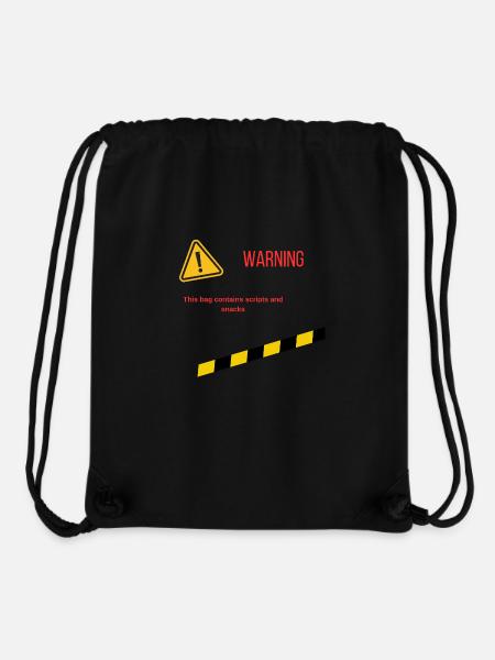 Hazardous materials! - Stanley/Stella Recycled Gym Bag - black