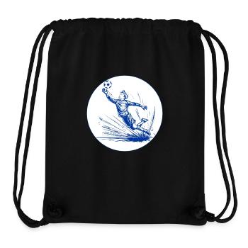 Goalkeeper (blue and white) - Stanley/Stella Recycled Gym Bag - black - Front