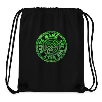 mutti 2000 - Stanley/Stella recycelter Gym Bag - Schwarz - Vorne