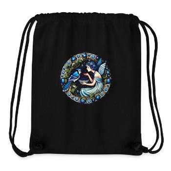 Blauhäher Fee - Stanley/Stella recycelter Gym Bag - Schwarz - Vorne