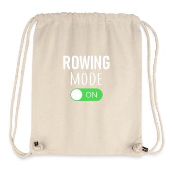 Rowing Mode On - Rudern - Ruderer - Ruderin - Stanley/Stella recycelter Gym Bag - Naturweiß - Vorne