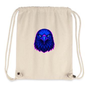 Blue Eagle Neon Art - Stanley/Stella Recycled Gym Bag - natural - Front