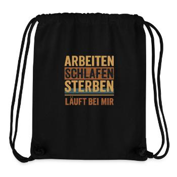 Work - Stanley/Stella Recycled Gym Bag - black - Front
