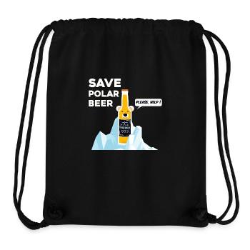 Speichern Sie Polar Beer - Stanley/Stella recycelter Gym Bag - Schwarz - Vorne