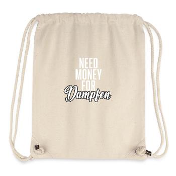 Need Money For Dampfen - Stanley/Stella recycelter Gym Bag - Naturweiß - Vorne