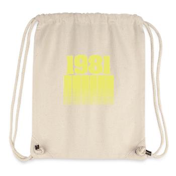 1981 1981 - Stanley/Stella Recycled Gym Bag - natural - Front