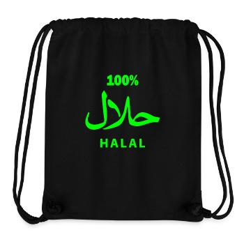 Halal - Stanley/Stella recycelter Gym Bag - Schwarz - Vorne