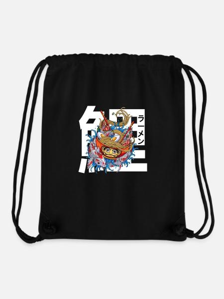 Japanese Ramen Bowl - Stanley/Stella recycelter Gym Bag - Schwarz