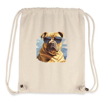 Chinesisch Shar Pei - Stanley/Stella recycelter Gym Bag - Naturweiß - Vorne