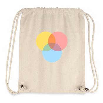 Couleurs de base - Sac à cordon recyclé Stanley/Stella - blanc naturel - Devant