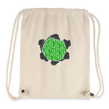 bday catfish tshirts animals valuable present idea - Stanley/Stella Recycled Gym Bag - natural - Front