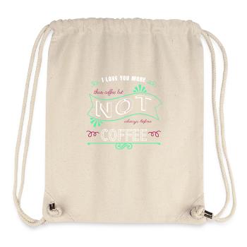 addicted drinking coffee milk coffee mug awesome - Stanley/Stella recycelter Gym Bag - Naturweiß - Vorne