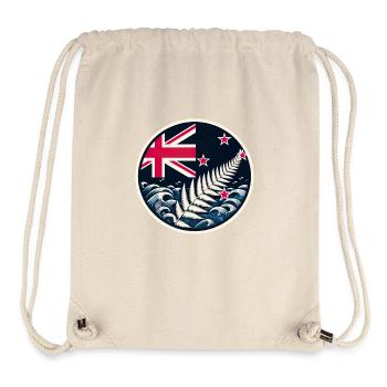 Neuseeland Aotearoa Kiwi 20 - Stanley/Stella recycelter Gym Bag - Naturweiß - Vorne