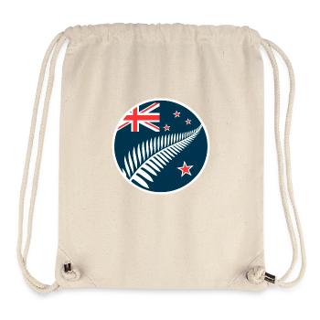 Neuseeland Aotearoa Kiwi 5 - Stanley/Stella recycelter Gym Bag - Naturweiß - Vorne