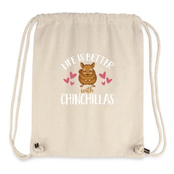 Chinchilla - Stanley/Stella recycelter Gym Bag - Naturweiß - Vorne