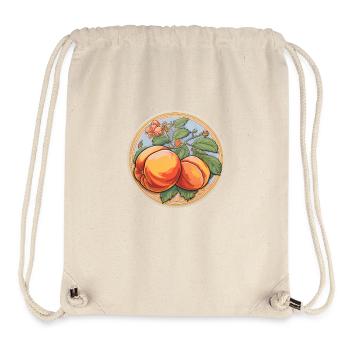 Pfirsich und Blüte - Stanley/Stella recycelter Gym Bag - Naturweiß - Vorne