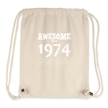 1974 - Legendary 50th Anniversary - Stanley/Stella Recycled Gym Bag - natural - Front