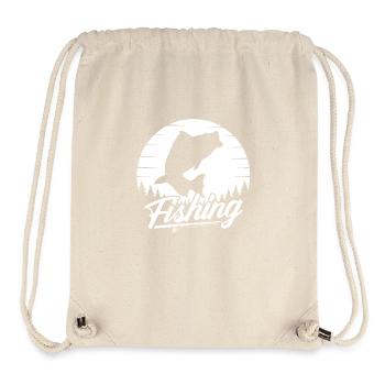 fisch, fisch, angeln, see, meer, angeln, fauna, exotisch - Stanley/Stella recycelter Gym Bag - Naturweiß - Vorne